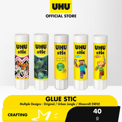 Stic Glue Stick (Assorted Designs), 40g