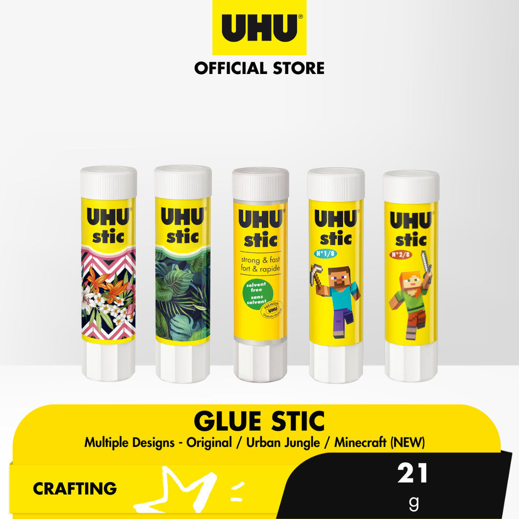 UHU Stic Glue Stick (Assorted Designs), 21g