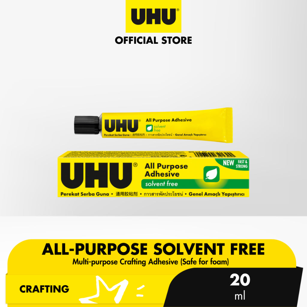 All Purpose Adhesive Glue (Solvent Free) Tube, Assorted sizes