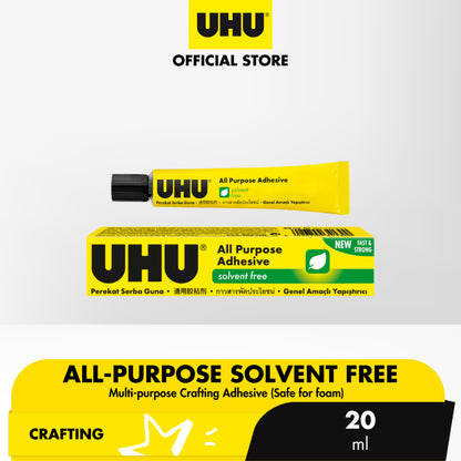 All Purpose Adhesive Glue (Solvent Free) Tube, Assorted sizes