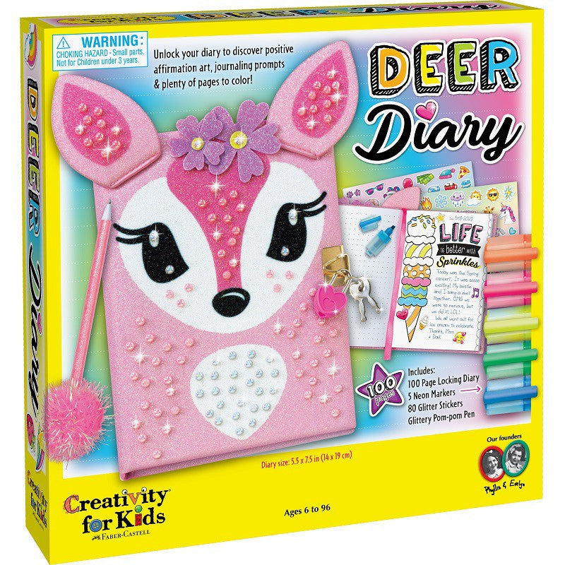 Deer Diary Journal with Lock