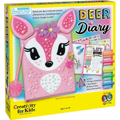 Deer Diary Journal with Lock