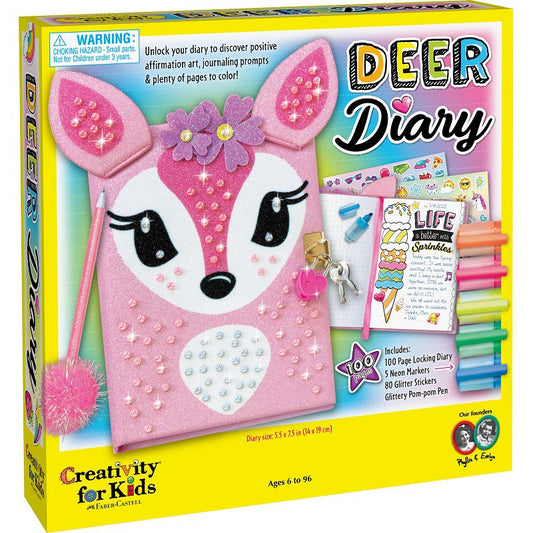 Deer Diary Journal with Lock