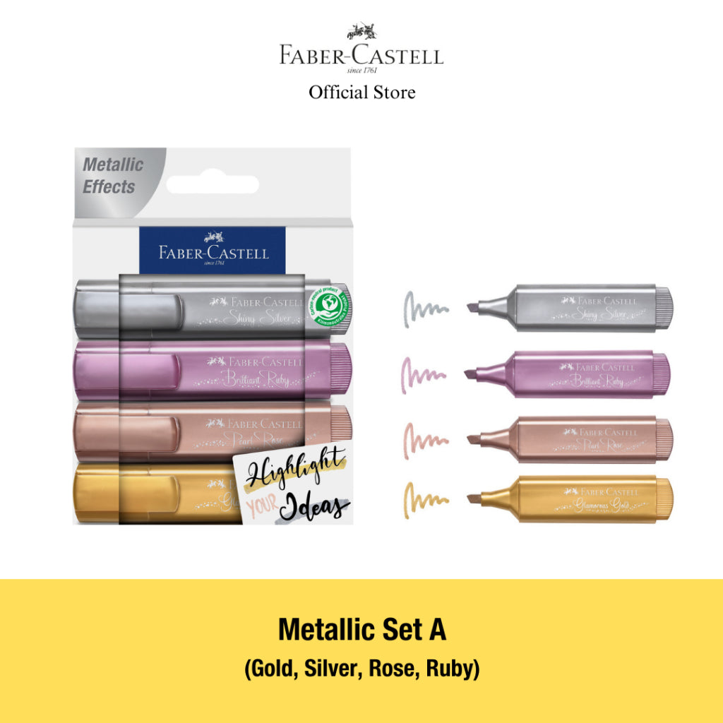 Metallic Highlighters - Sets of 4