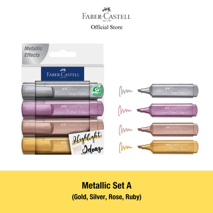 Metallic Highlighters - Sets of 4