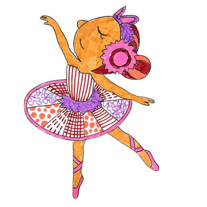 Connector Pen Colouring Set in Ballerina Music Box