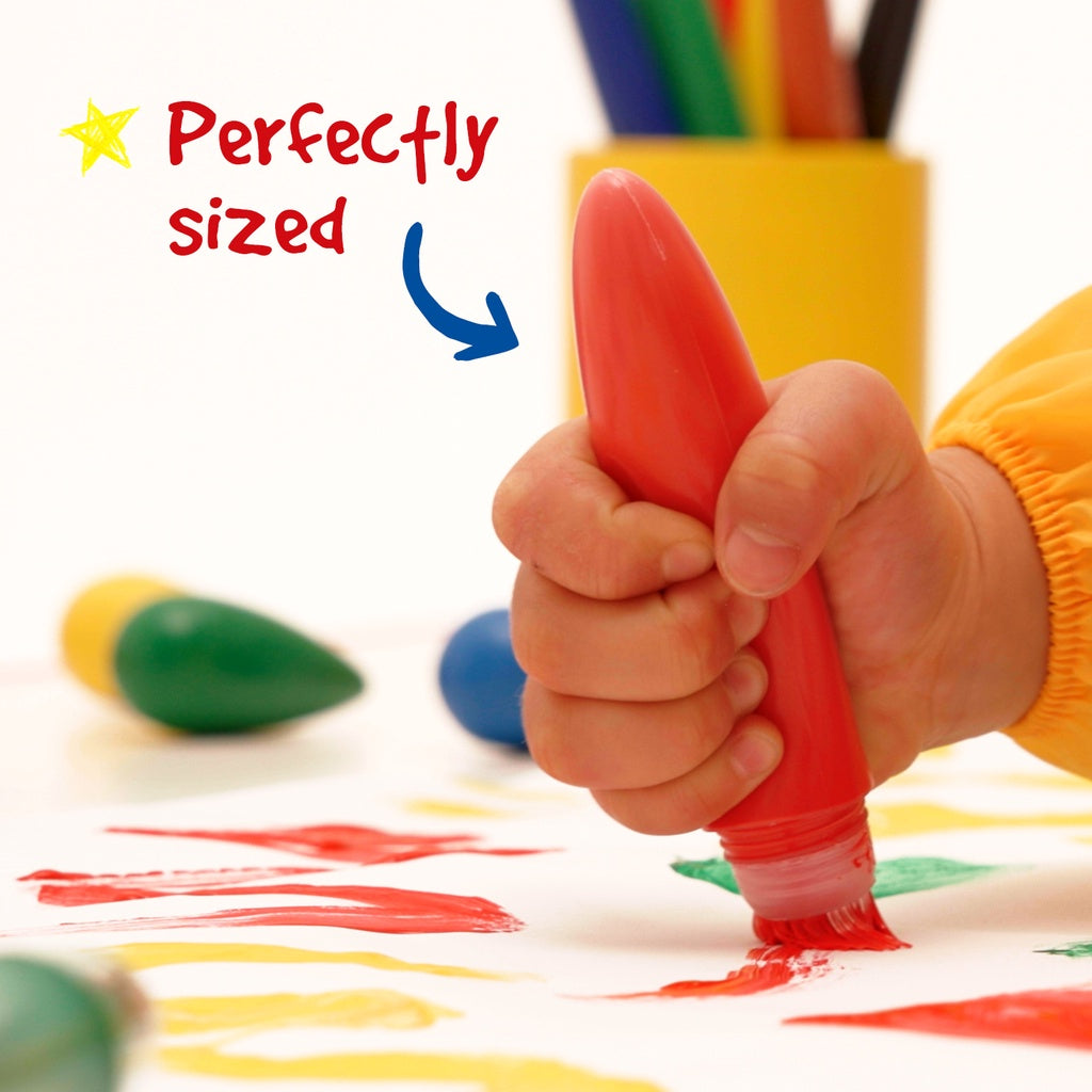 (NEW)  Little Creatives Easy Grasp Bulb/Finger Crayons - Preschool colouring products