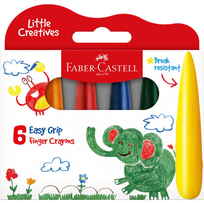 (NEW)  Little Creatives Easy Grasp Bulb/Finger Crayons - Preschool colouring products