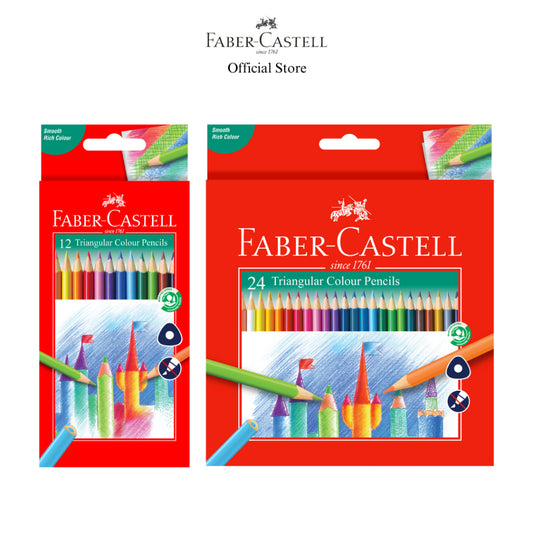 Triangular Colour Pencils Long