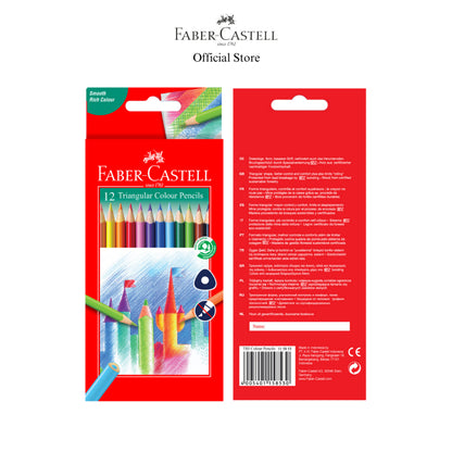 Triangular Colour Pencils Long