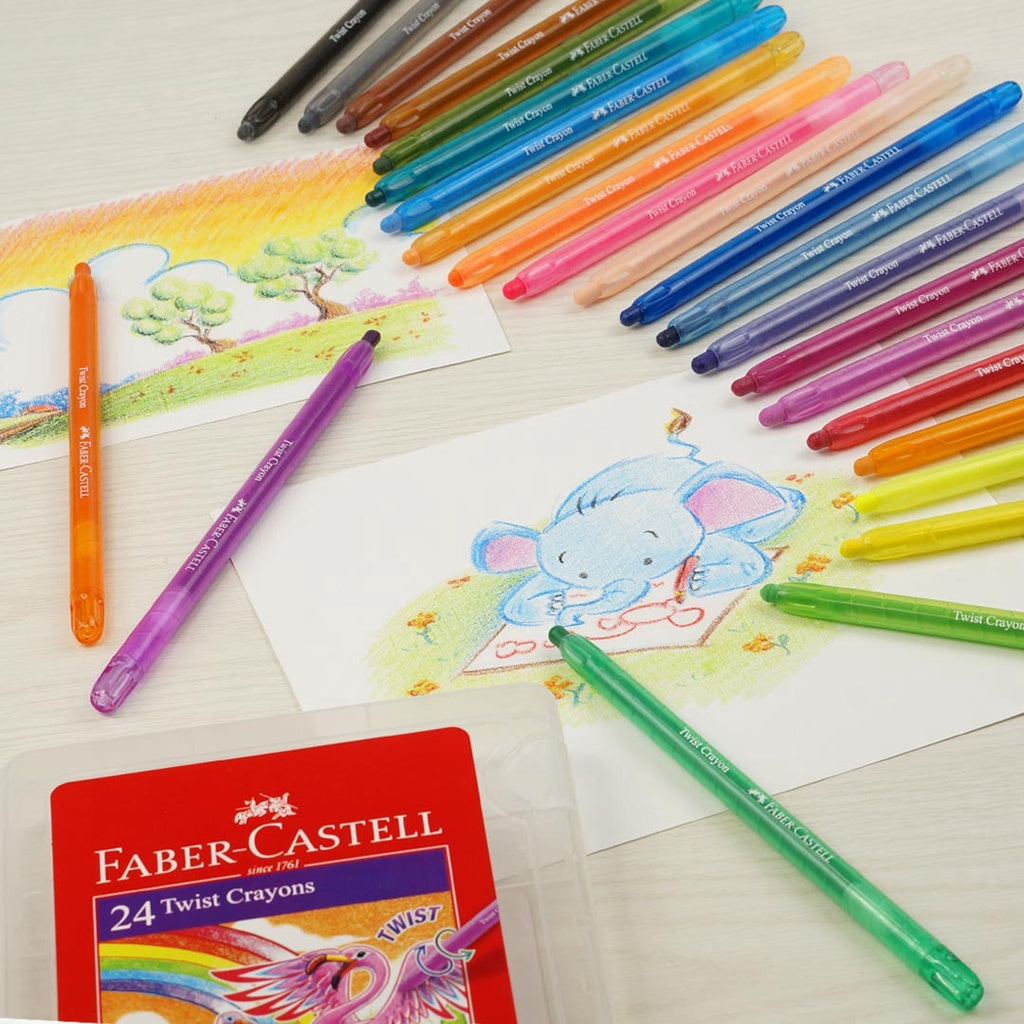 Twist Crayon, 12/24-pieces