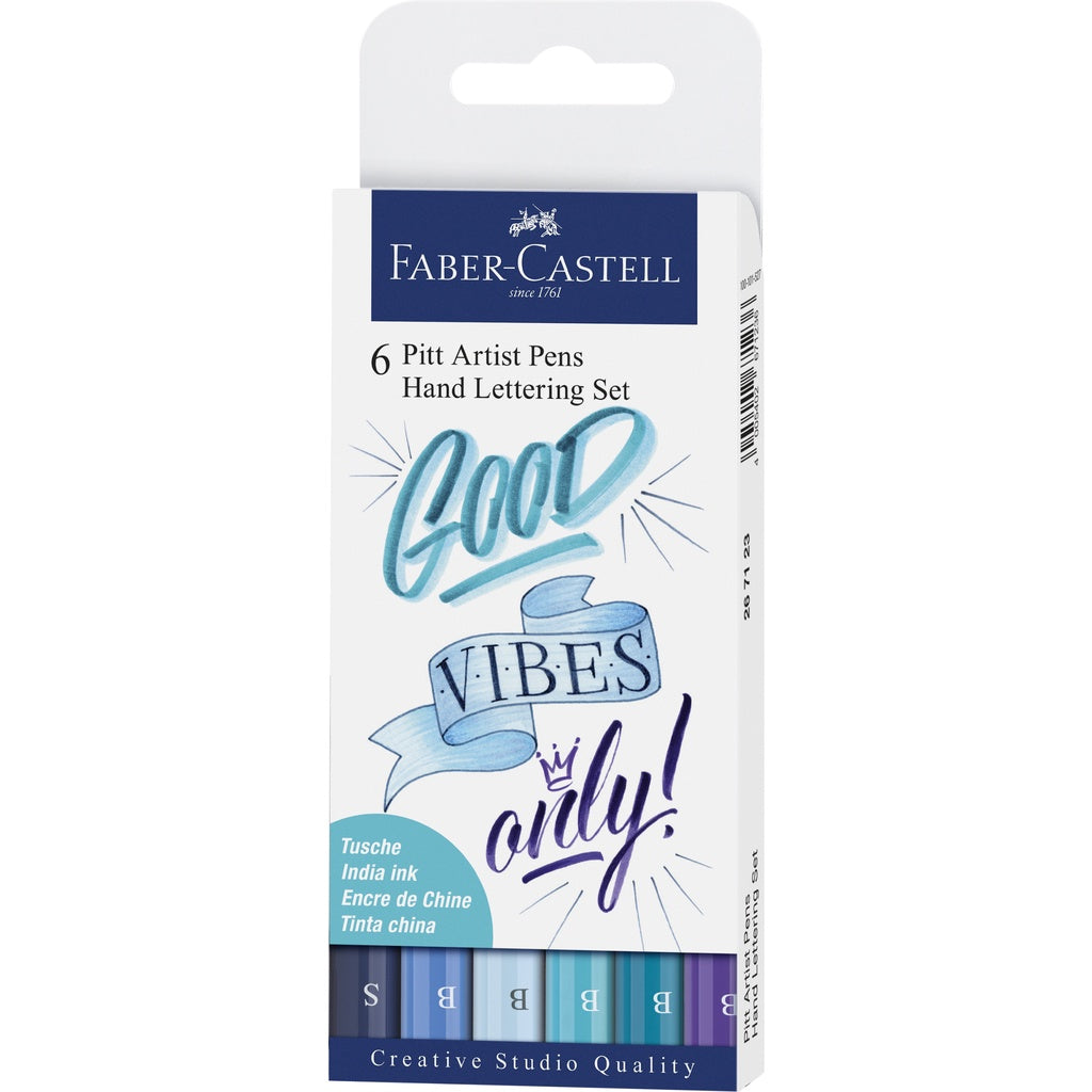 Pitt Artist Pen Handlettering Set, 4/6/8 pieces