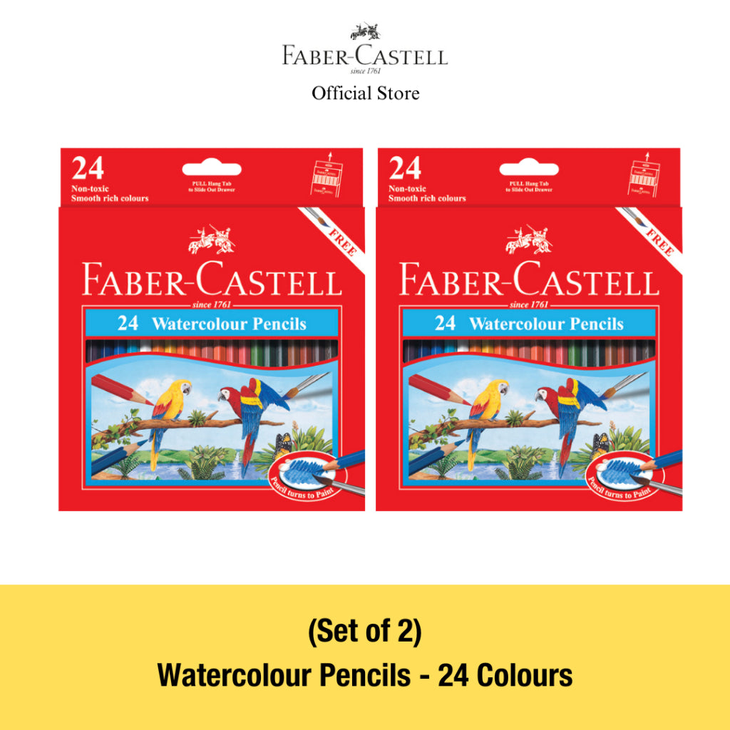 Watercolour Pencils Set in Cardboard Case (FSC)