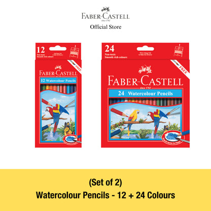 Watercolour Pencils Set in Cardboard Case (FSC)
