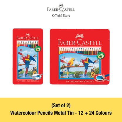 Watercolour Pencils in Metal Tin (FSC)