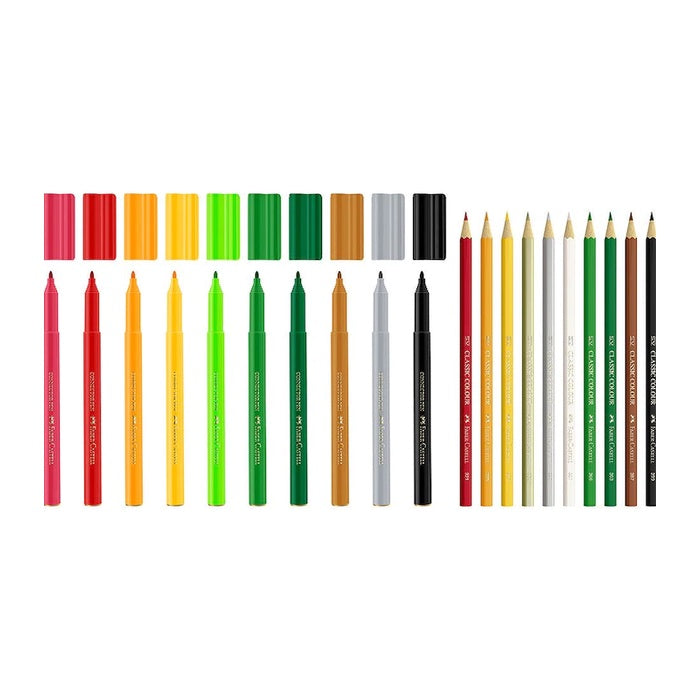 Christmas Creative Set  - Colour Pencil & Connector Pen