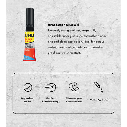 Super Glue Gel 3g