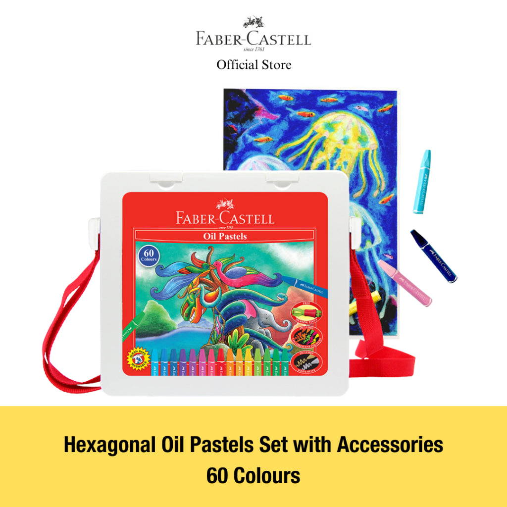 Hexagonal Oil Pastels Set