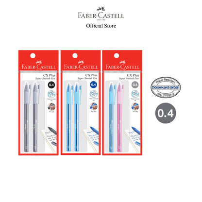 CX Plus 0.4mm Ballpoint Pen, Packs of 2