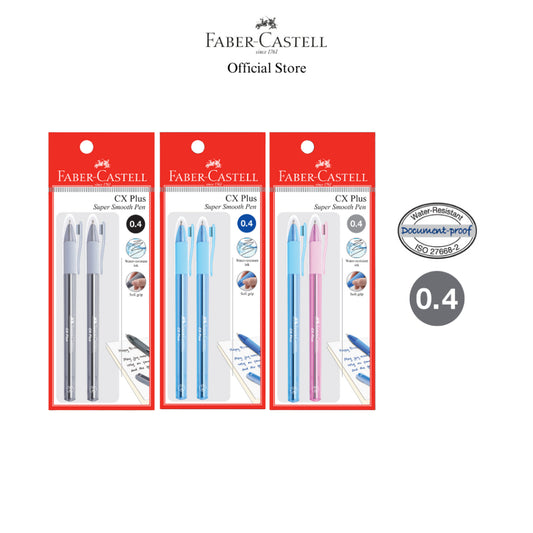 CX Plus 0.4mm Ballpoint Pen, Packs of 2