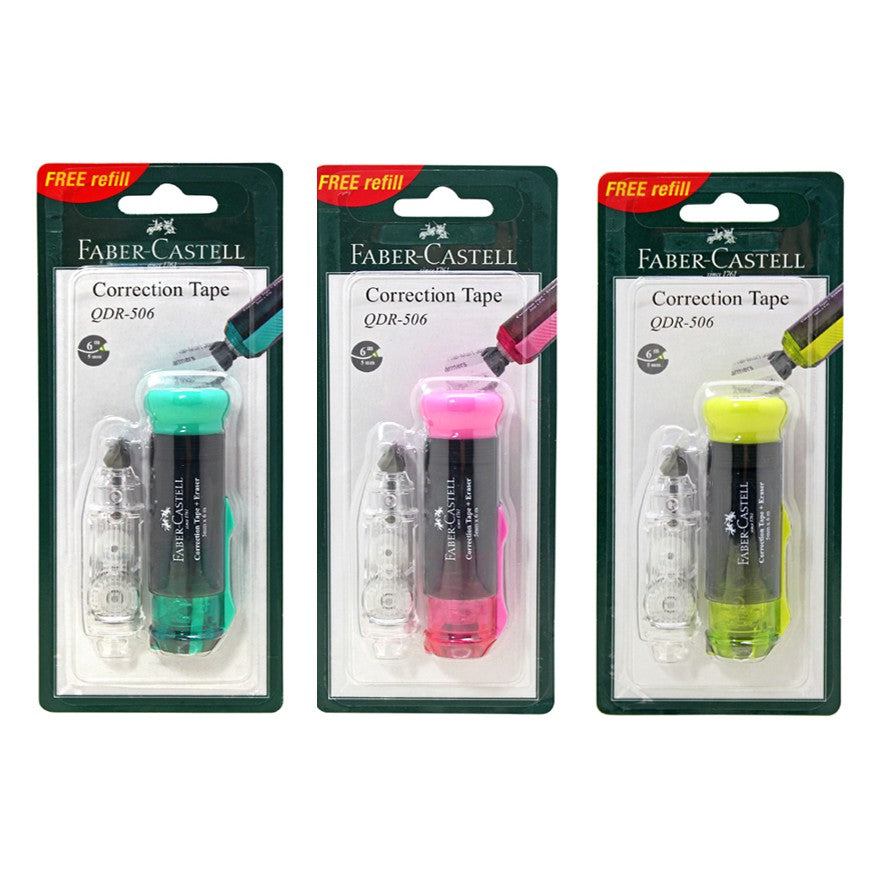 QDR-506 Correction Tape w FREE Refill