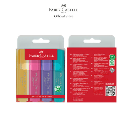 Textliner Highlighter Set, Pastel, Set of 4