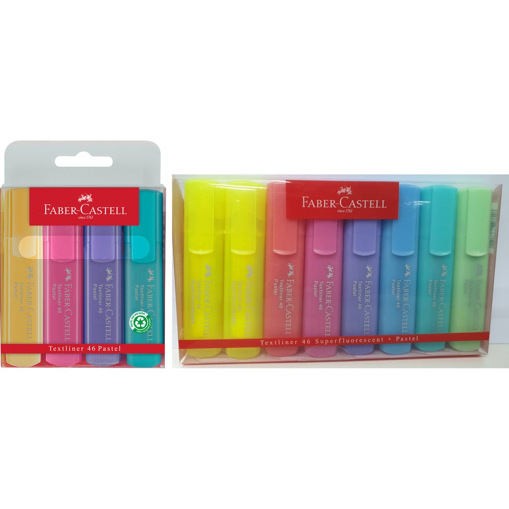 Textliner Highlighter Set, Pastel, Set of 4