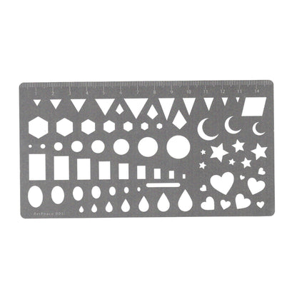 Soft Pastel Art Stencil, Assorted Designs