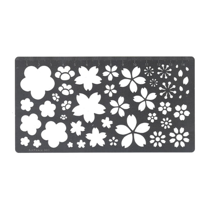 Soft Pastel Art Stencil, Assorted Designs