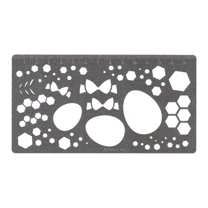Soft Pastel Art Stencil, Assorted Designs