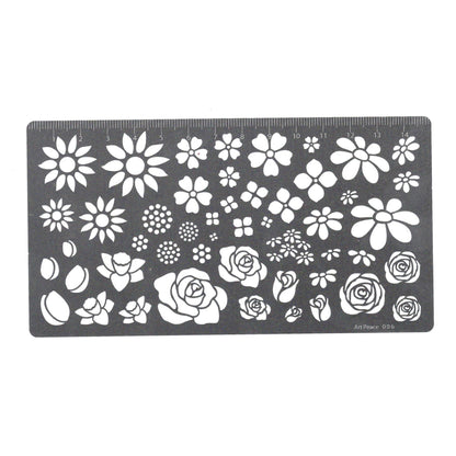Soft Pastel Art Stencil, Assorted Designs