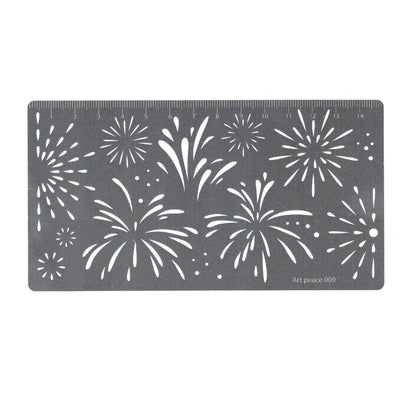 Soft Pastel Art Stencil, Assorted Designs
