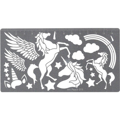 Soft Pastel Art Stencil, Assorted Designs