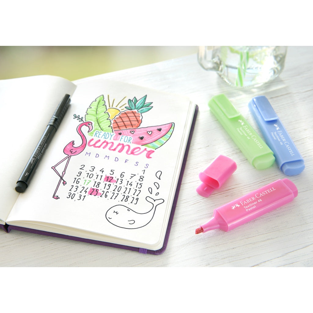 Textliner 46/48 - Highlighter Pastel/Metallic/ Fluorescent Individual Colours (Mix & Match)