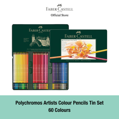 Polychromos Artists Colour Pencil Tin, 60/120 pieces