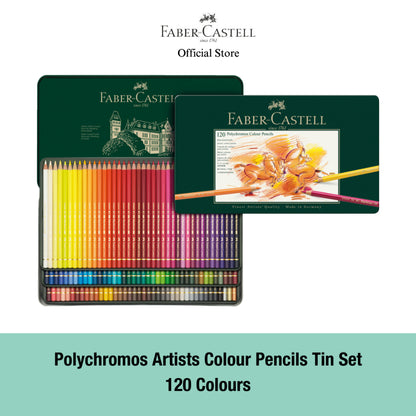Polychromos Artists Colour Pencil Tin, 60/120 pieces