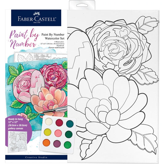 Watercolour Paint By Number Sets