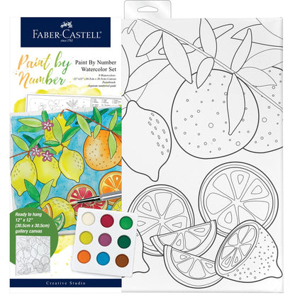 Watercolour Paint By Number Sets
