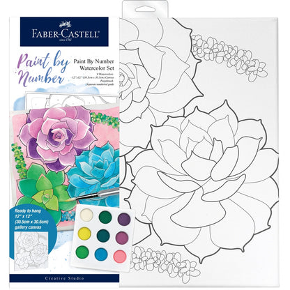 Watercolour Paint By Number Sets