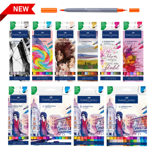 Goldfaber Aqua Dual Watercolour Markers sets of 6/12/18/24
