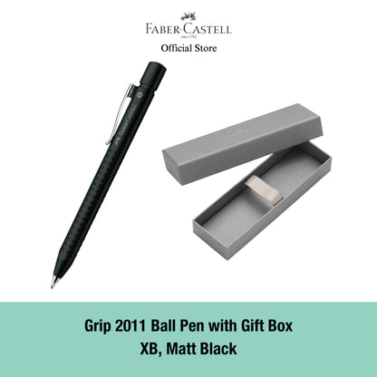 Grip 2011 Ballpoint Pen with Gift Box, Matt Black/Classic Blue/Silver