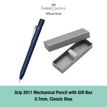 Grip 2011 Mechanical Pencil with Gift Box, Black/Classic Blue/Silver 0.7mm