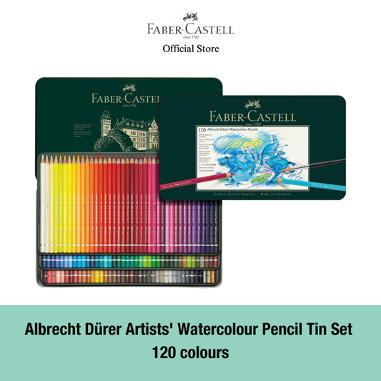 Faber-Castell Albrecht Dürer Artists' Watercolour Pencil Tin, 60/120 colours