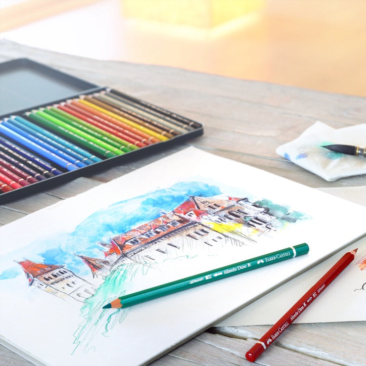 Albrecht Dürer Artists' Watercolour Pencil Tin, 60/120 colours