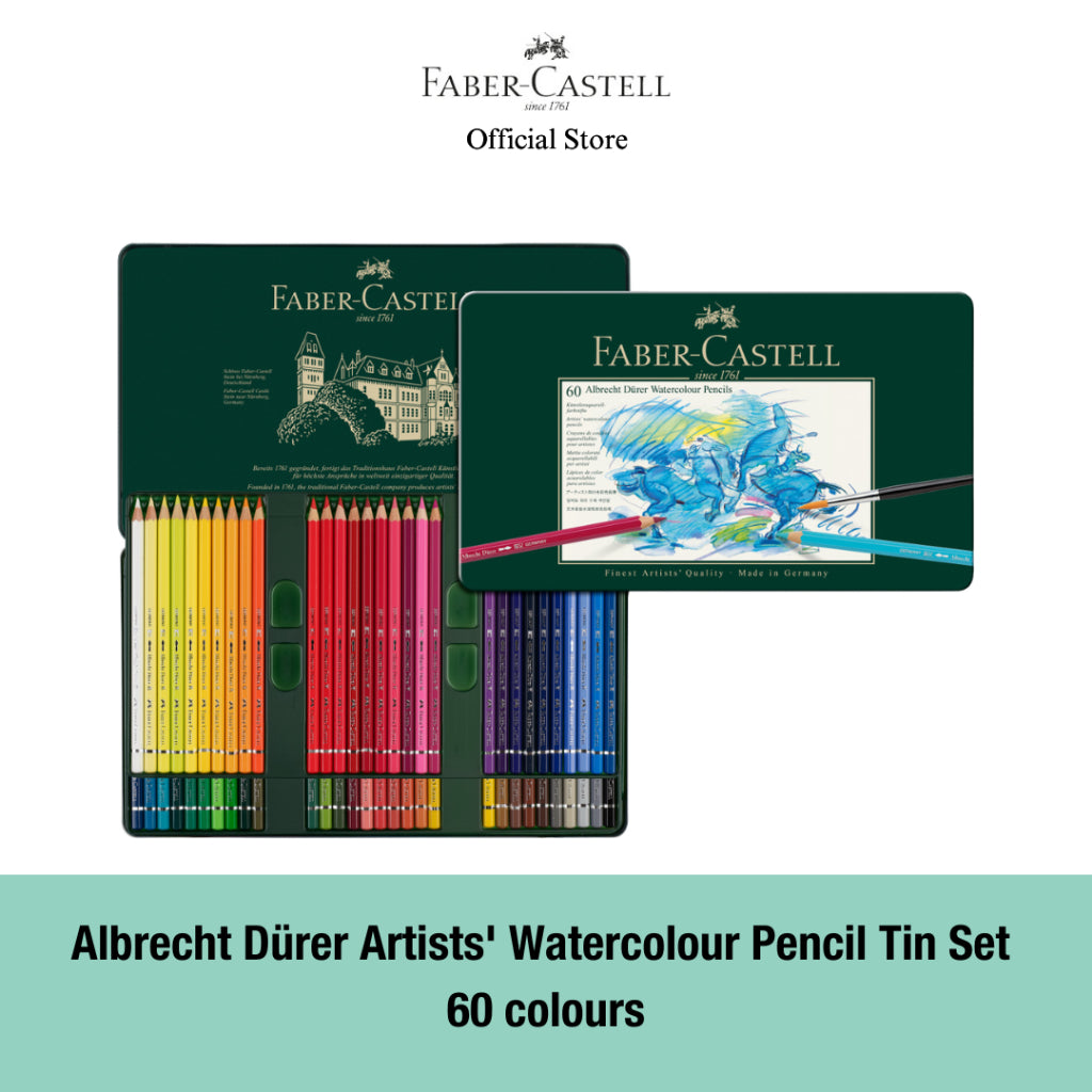 Albrecht Dürer Artists' Watercolour Pencil Tin, 60/120 colours