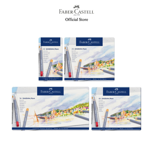 Goldfaber Aqua Watercolour Pencil Tin, 12/24/36/48-pieces