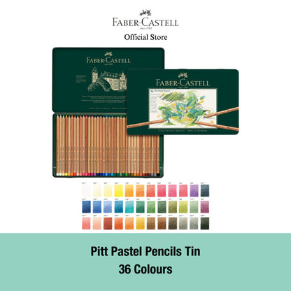 Pitt Pastel Pencils Tin, 12/24/36-pieces