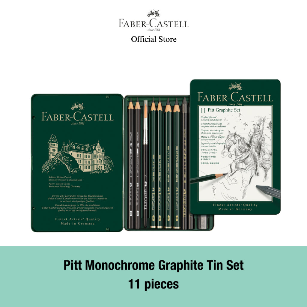 Pitt Monochrome Set, Small/Big/Charcoal Set