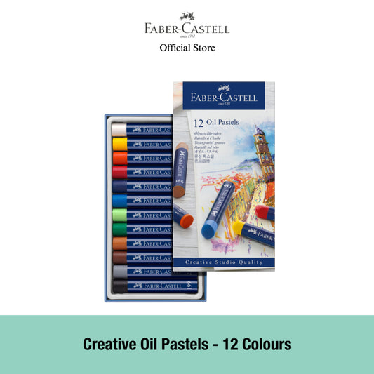Faber-Castell Creative Studio Oil Pastels Box, 12/24/36-pieces