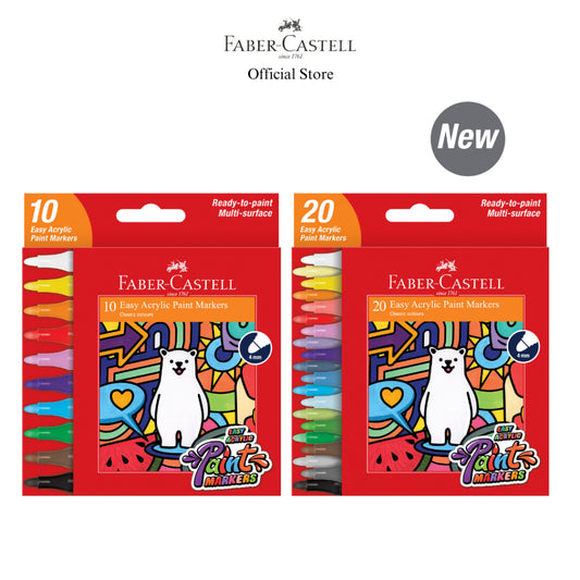 Easy Acrylic Paint Markers - 10/20 Colours
